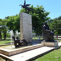 El monumento a Rubén Darío
