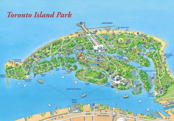 Map Of Toronto Islands Toronto Island Park - All You Need To Know Before You Go
