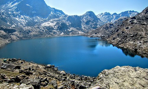 Gosaikunda aka the holy lake at Langtang National Park which is located at the altitude of 4380m