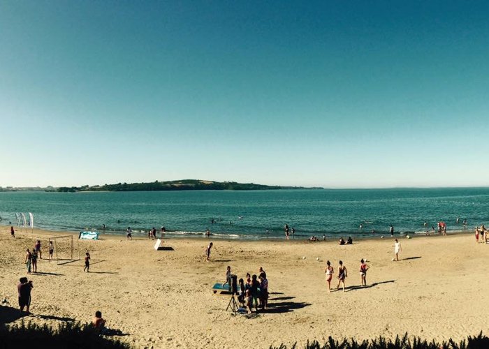 Vista de playa Lechagua, desde "Cabañas Mae Joa"