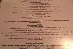 Speisekarte