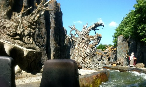 MOVIE PARK. Водный аттракцион Mystery riveя
