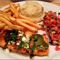 MARGARITA GRILLED CHICKEN and ANCHO SALMON COMBO