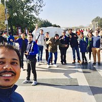 This place is known as Marco Polo Bridge or Lugou Bridge. Located in Fengtai district, ~15 km in