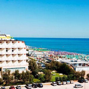 Il City è direttamente sul mare e il suo giardino confina con la spiaggia