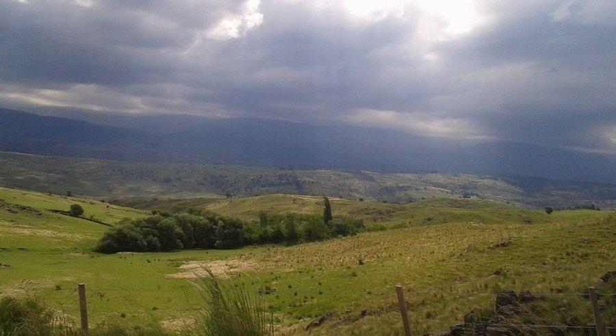 Paseando con el auto por los alrededores