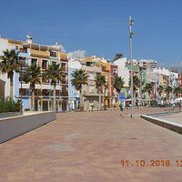 Promenade Villajoyosa rechts Playa el Torres