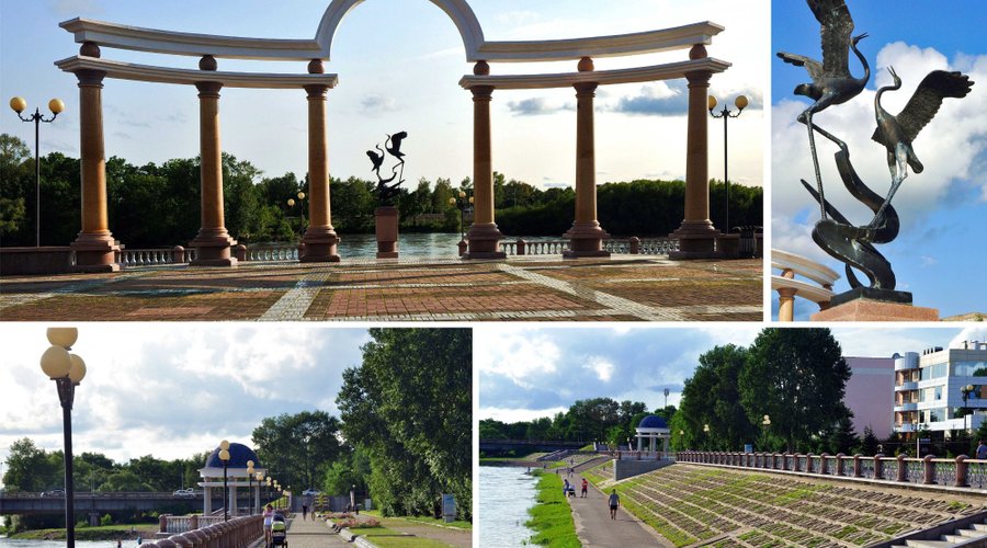 Красивое место для прогулок.