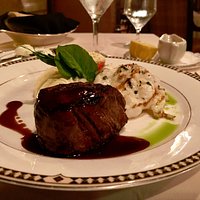 Filet mignon and lobster