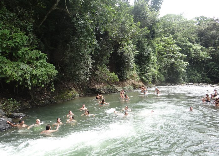 The river is a fun way to literally submerge yourself in nature and relax! 