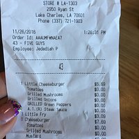 Several orders after mine was given to customers.