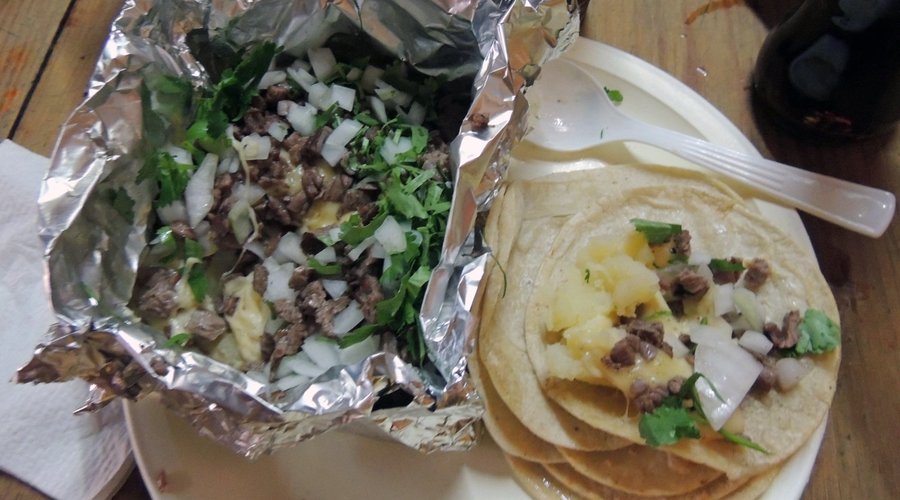 the baked potato, yum!