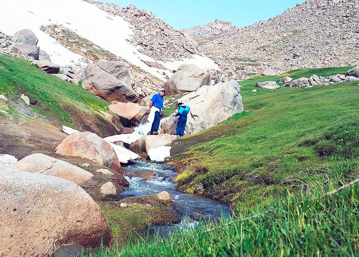 Alvand naturein spring, Hamedan, Iran
