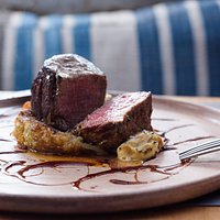 Filé de Angus com batata Rosti