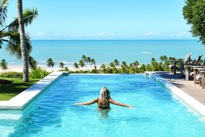 Piscina e praia