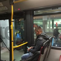 В автобусе