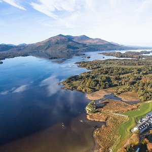 The Lake Hotel in Killarney, image may contain: Outdoors, Nature, Sea, Water