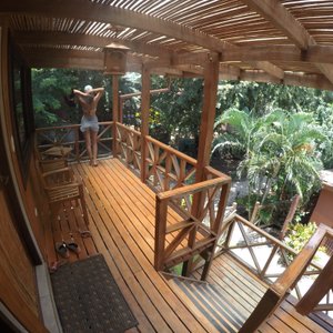 Hotel Arco Iris in Tamarindo, image may contain: Wood, Resort, Hotel, Chair