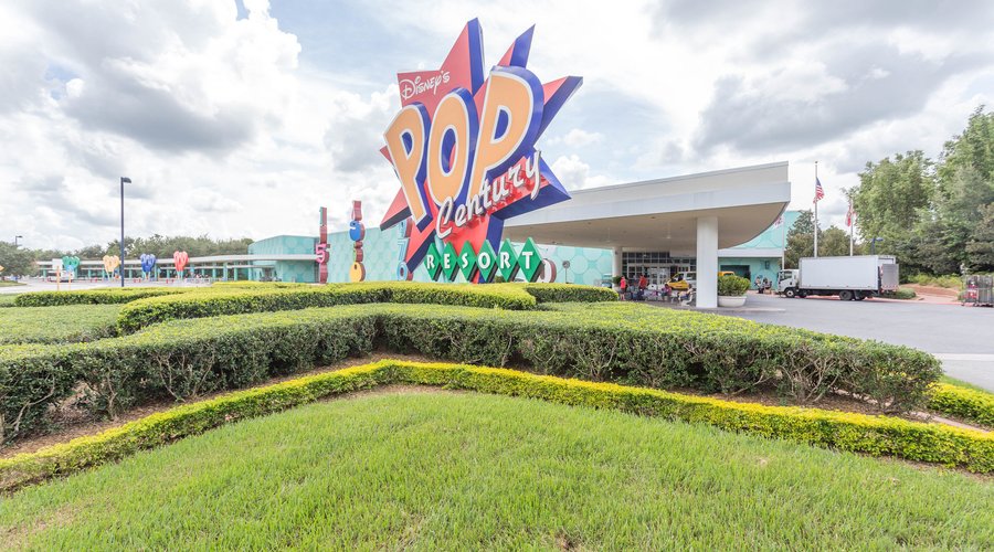 Entrance at Disney's Pop Century Resort