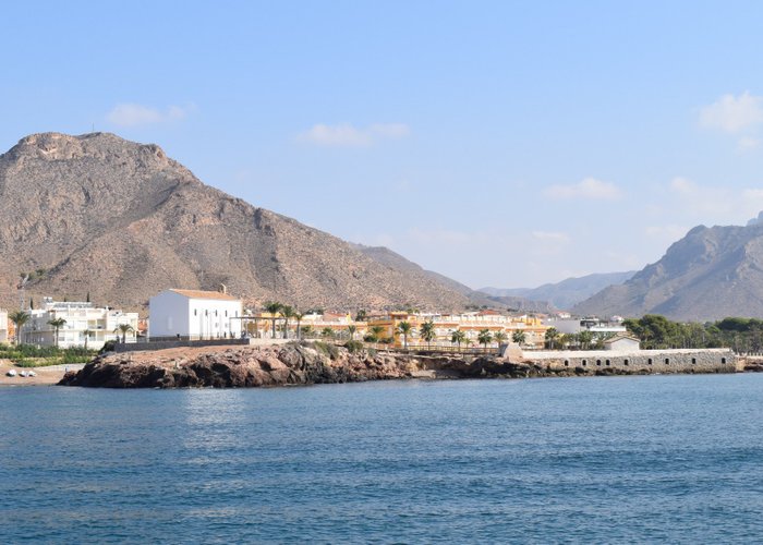 Isla Plana viewed from the sea