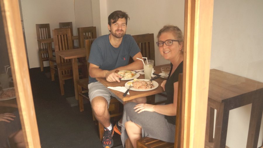 Enjoying their Lunch @cafedivinestreet