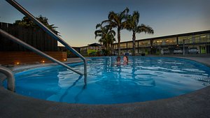 Aura Accommodation in Rotorua, image may contain: Pool, Water, Swimming Pool, Swimming