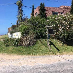 downtown La Barra and Beach just down two blocks from front door