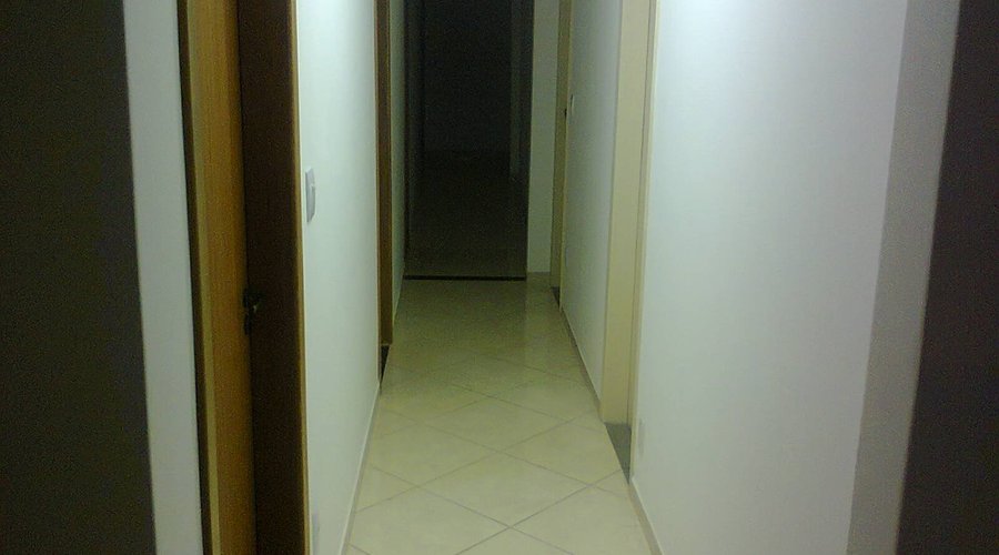 Corredor de acesso aos quartos