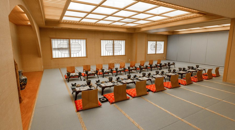 Banquet Room at the Hotel Yumoto Noboribetsu
