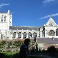 La cathédrale vue de la Motte Castrale
