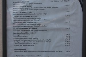 Speisekarte