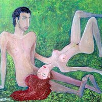 .Grassplot 2016yea50x60cmOriginal Painting Oil on Canvas4500$