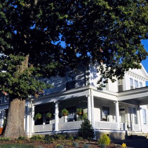 Port-cochere on west side of the house