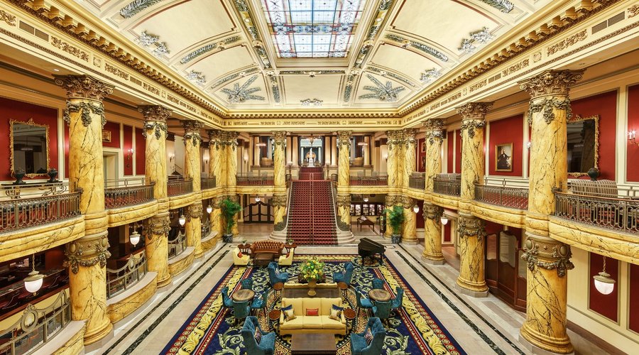 The Jefferson Hotel's Grand Staircase and Rotunda Lobby