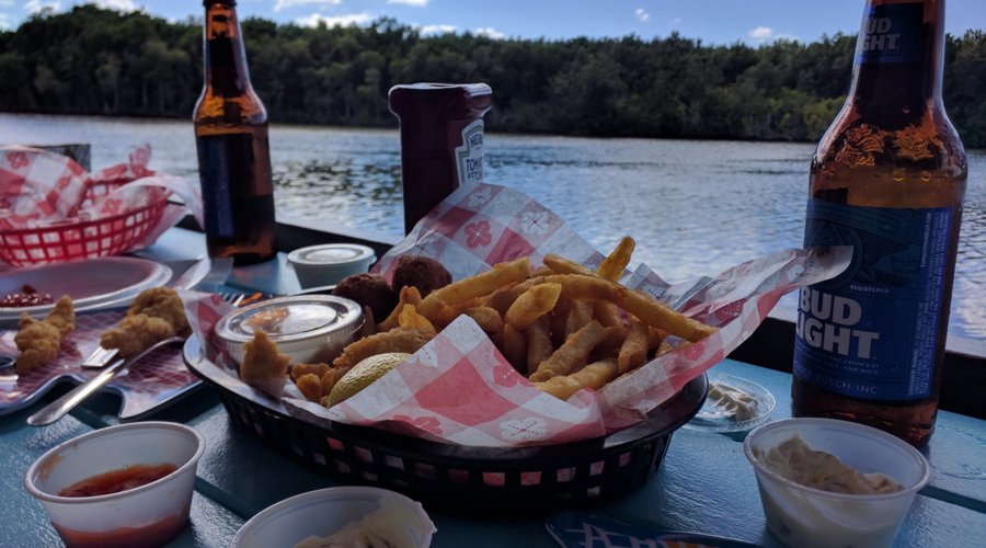 fry basket and beer - life is good