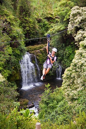 HAWAII ZIPLINE TOURS All You Need To Know BEFORE You Go 2024   Smaller Waterfall 