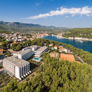 View on Hotel Hvar and Jelsa Town