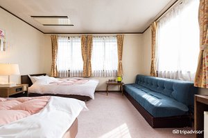 Hotel Montblanc Hakuba in Hakuba-mura, image may contain: Dorm Room, Furniture, Bedroom, Indoors