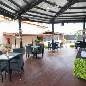 Restaurant at the Wailoaloa Beach Resort Fiji