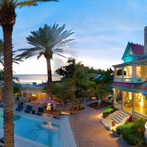 The Mansion on the Sea in Key West, image may contain: Villa, Hotel, Resort, Summer
