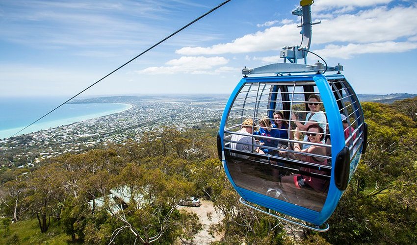 inside the gondola