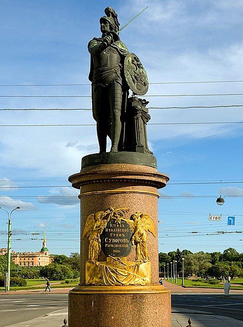 Фото памятника суворову в санкт петербурге