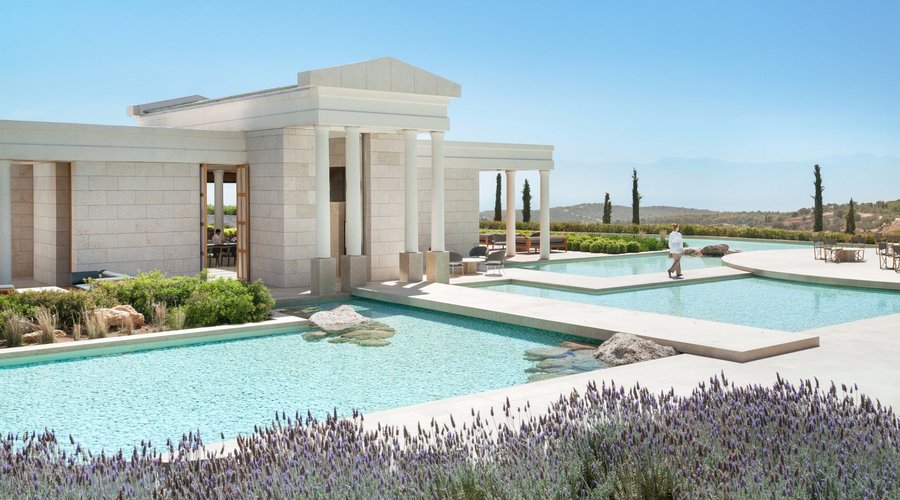 Amanzoe Arrival Pavilion