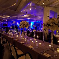 wedding reception in Grand Street Cafe's ballroom