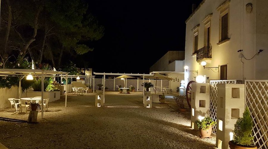 Fronte principale di ingresso della masseria