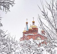 Храм со стороны реки Кубань