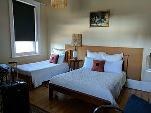 Motel Pampas in Port Augusta, image may contain: Furniture, Bedroom, Bed, Chair