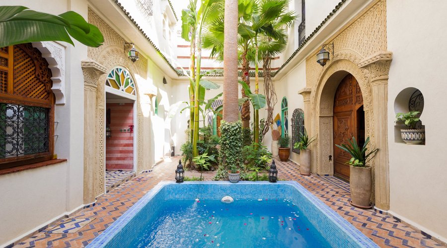 The Pool at the Maison Arabo-Andalouse