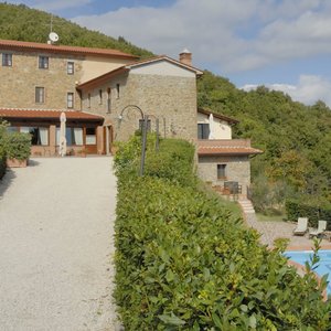Front wiew Agriturismo Poggio de' Papi
