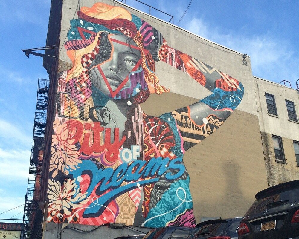 Best New York City Street Aryt, Nolita Floral Mural